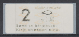 Finnland 1993 Dassault-ATM Ausgabe "Sano Se Kirjeessä" , Mi.-Nr. 12.6 Z2 - Automatenmarken [ATM]