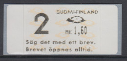 Finnland 1993 Dassault-ATM Ausgabe "Säg Det Med Ett Brev" , Mi.-Nr. 12.7 Z2 - Timbres De Distributeurs [ATM]