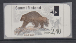 Finnland 1995, ATM Vielfraß, Werteindruck Breit 2,40, Mi.-Nr. 29.2 - Timbres De Distributeurs [ATM]