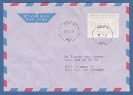 Finnland FRAMA-ATM Mi.-Nr. 1.1 Wert 230 Auf Brief Nach D,  Oulu 31.12.87 - Viñetas De Franqueo [ATM]
