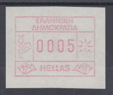Griechenland: Frama-ATM Sonderausgabe RHODOS `93 W-Papier, Mi.-Nr.13 W ** - Vignette [ATM]