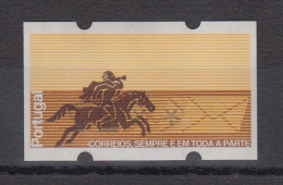 Portugal 1990 ATM Postreiter Mi.-Nr. 2.2  Werteindruck Kopfstehend **  - Vignette [ATM]