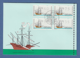 Portugal 1995 ATM Galeone Mi.-Nr. 10Z1 Satz 40-75-95-135 Auf Offiz. FDC - Timbres De Distributeurs [ATM]