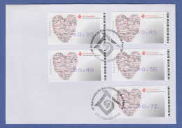 Portugal 2004 ATM Jahr Der Familie Amiel Mi.-Nr. 46.2.1 Satz 30-45-48-56-72  FDC - Timbres De Distributeurs [ATM]