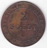 Pie IX / Pio IX. 2 Soldi 1866 An. XXI, Zecca Di Roma - Vaticaanstad