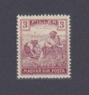 1916 Hungary 191 Harvest Grain - Unused Stamps