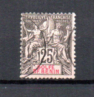 Benin (France) 1893 Old Sage Stamp (Michel 24) Nice Used - Usados