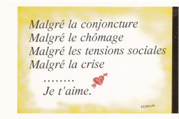 ILLUSTRATEUR MARC LEDOGAR DECLARATION " JE T'AIME " - Ledogar