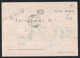 Registered Telegram Letter 1967. Obliteration Of Ílhavo 1971. Carta De Telegrama Registado De 1967. Obliteração Ílhavo - Brieven En Documenten