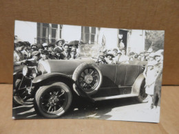 AUTOMOBILE ANCIENNE Fete Belle Animation Carte Photo - Passenger Cars