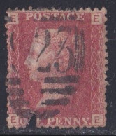 Grande Bretagne - 1840 - 1901 Victoria 1 P Dentelé EEEE  Y&T N ° 26  Oblitéré Avec Chiffre 23 London - Used Stamps
