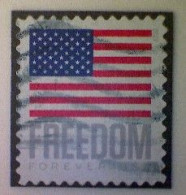 United States, Scott #5787, Used(o), 2023, Freedom Flag, (63¢), Gray, Blue, And Red - Oblitérés