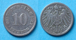 10 Pfennig 1899 J Deutsches Kaiserreich Empire Jäger Nr. 13   (17747 - 10 Pfennig