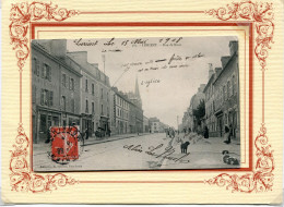 LORIENT ** LA RUE DE BREST EN 1908   ** - Lorient