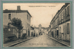 CPA (82) VERDUN-sur-GARONNE - Aspect De La Rue Sainte-Croix Au Début Du Siècle - Verdun Sur Garonne