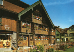 CPM - K - SUISSE - APPENZELL - BEMALTES HAUS DES GLOCKENSATTLERS HAMPI FASSLER - ENGELGASSE - Appenzell