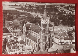 CPSM Grand Format - En Avion Au-dessus De ...  Vignacourt  -(Somme) - L'église - Naours