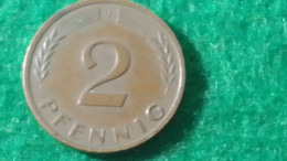 ALMANYA- 1967        2   PFENİG - 1 Pfennig