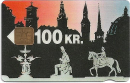 Denmark - Danmønt - Towers Of The City - DD020C - 100Kr. Exp. 07.1995, 1.200ex, Used - Danemark