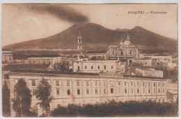 Pompei, Panorama. Cartolina Ricordo Del Santuario Di Pompei .viaggiata 1931 - Lugares Santos