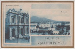 Saluti Da Valle Di Pompei, Cartolina Non Viaggiata - Lugares Santos
