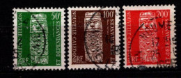- Nelle Calédonie - 1959 - YT N° Service  11 / 13 - Oblitérés - Type C - Dienstzegels