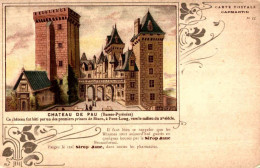 CHATEAU   CARTE POSTALE  / CAPMARTIN  /  CHATEAU DE  PAU /// 30 - Castillos