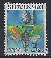 Slovakia 1998  Drug Misuse Campaign (o) Mi.323 - Usati
