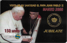 Israel - RYF - Visita De Su Santidad El Papa Juan Pablo II, Remote Mem. 150Units, Used - Israel