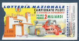 °°° Biglietto N. 5619 - Lotteria Nazionale °°° - Biglietti Della Lotteria