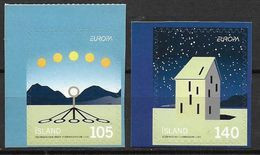 Islande 2009 N°1171/1172 Neufs** Adhésifs Europa Astronomie - Unused Stamps