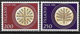 Islande 1981 N° 527/528 Neufs Noël - Unused Stamps