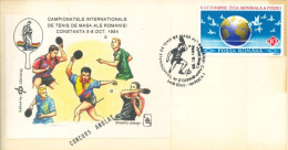 ROMANIA - 1994, FDC OF INTERNATIONAL TENNIS TABLE CHAMPIONSHIP, MASA ROMANIA. - Covers & Documents