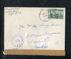 "USA" 1953, Brief Mit "ZENSUR" (Alliierte Zensurstelle) Nach Wien (60048) - Brieven En Documenten