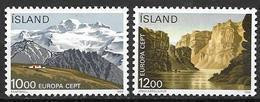 Islande 1986 N° 601/602 Neufs Europa Protection De La Nature - Neufs