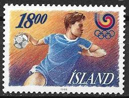 Islande 1988 N° 641 Neuf Sport, Jeux Olympiques, Handball - Ungebraucht