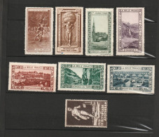 La Belle France 8 Vignettes Dont JO Amsterdam 1928 NSG - Tourism (Labels)