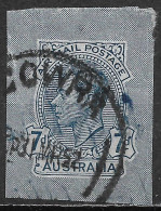 1952 AUSTRALIA Cut Square From Air Mail Postage Envelope - Brieven En Documenten