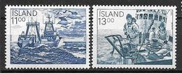 Islande 1983 N° 553/554 Neufs Pêche - Ungebraucht