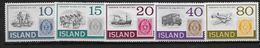 Islande 1973 N° 426/430  Neufs ** MNH Centenaire Du Timbre Poste - Neufs