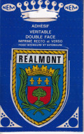 Adhésif Écusson De REALMONT - Realmont