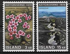 Islande 1970 N° 400/401  Neufs ** MNH Conservation De La Nature - Unused Stamps