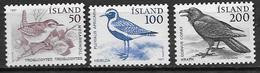 Islande 1981 N° 520/522 Neufs Oiseaux - Ungebraucht