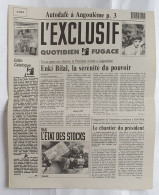 JOURNAL L'EXCLUSIF ANGOULEME 1987 BILAL 8 Pages - Altri & Non Classificati