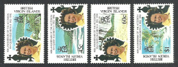 BRITISH VIRGIN ISLANDS BVI 1992 ROYALTY ROYAL QUEENS ACCESSION SET MNH - British Virgin Islands