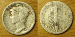 USA - 1 Dime 1934 - 1916-1945: Mercury (Mercurio)