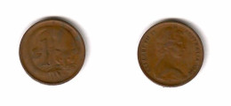 AUSTRALIA   1 CENT 1966 (KM # 62) #7625 - Cent