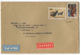 Express Cover Rwanda 1975 Butare - Cartas & Documentos