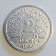 France, Year 1943, Used; 2 Franc - 2 Francs