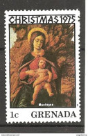 GRENADA - 1975 MANTEGNA Madonna Della Cava (Uffizi, Firenze) Nuovo** MNH - Madonna